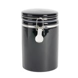 Bocal en céramique avec clip en métal Ø10xH16,5cm