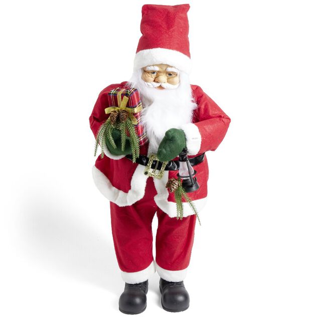 Automate Père-Noël sonore et animé H95cm