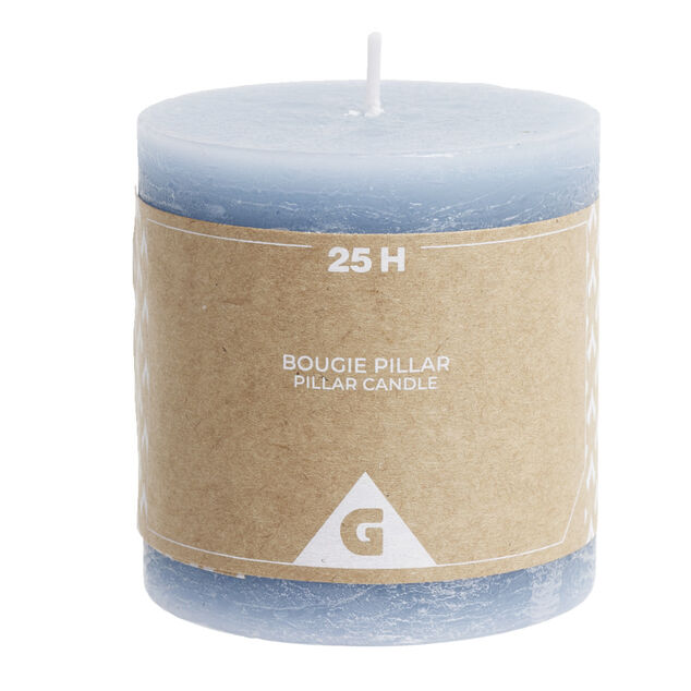 Bougie pillar bleue 25H