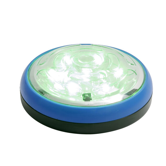 Lumi&egrave;re de piscine 7LED RVB aimant&eacute;e avec t&eacute;l&eacute;commande &Oslash;12xH4cm