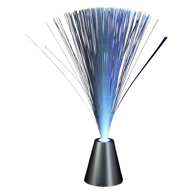 Lampe fibre optique changement de couleur &Oslash;7,7xH34cm