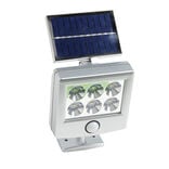 Projecteur de lumière solaire gris 6LED 150lms 10x3xH15,5cm