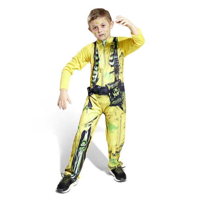 D&eacute;guisement enfant Halloween zombie radioactif 11/14 ans