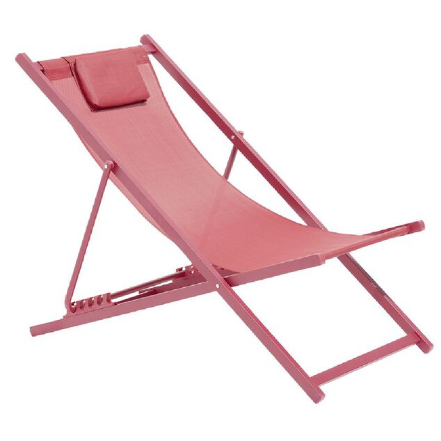 Chilienne Oxford 5 positions rouge 100x61xH92cm