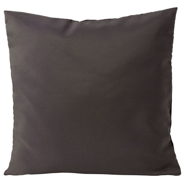 Housse de coussin polyester 40x40cm gris