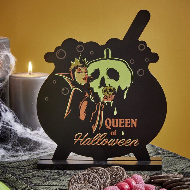 D&eacute;coration &agrave; poser Disney Mal&eacute;fique Queen of Halloween 20xH24,5cm