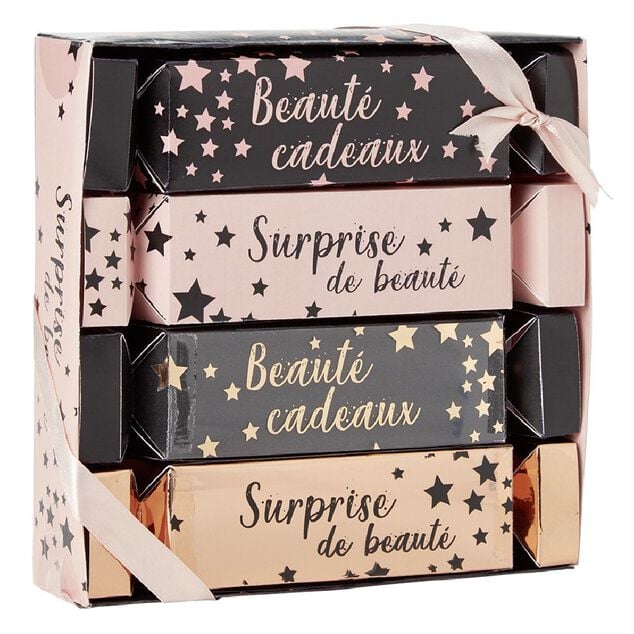 Cracker surprise cosm&eacute;tique x4