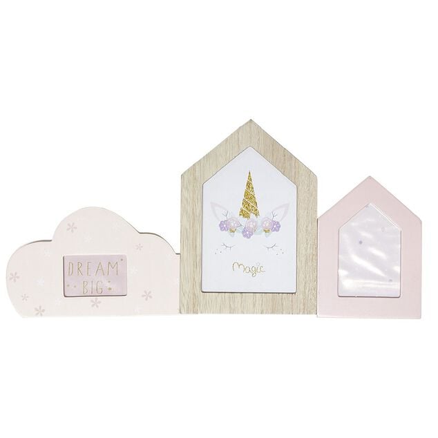 Pêle mêle licorne rose