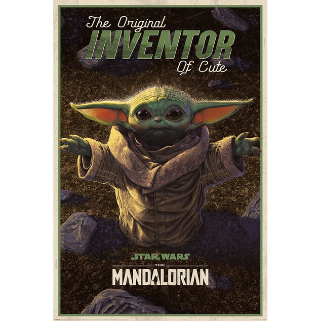 Poster Star Wars The Mandalorian - The Original Inventor Of Cute