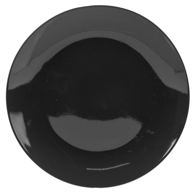 Assiette à dessert rayure noire et blanche