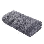 Serviette de toilette 50x90cm coton gris fusain