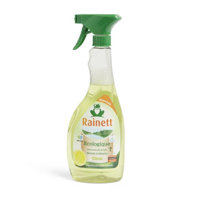 Spray nettoyant salle de bain citron Rainett 500 ml