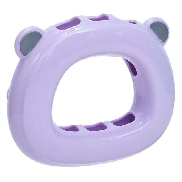 Support 3 brosses &agrave; dents enfant violet