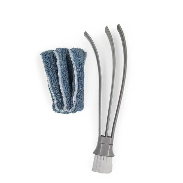 Brosse de nettoyage Homclean triple t&ecirc;te 2 embouts