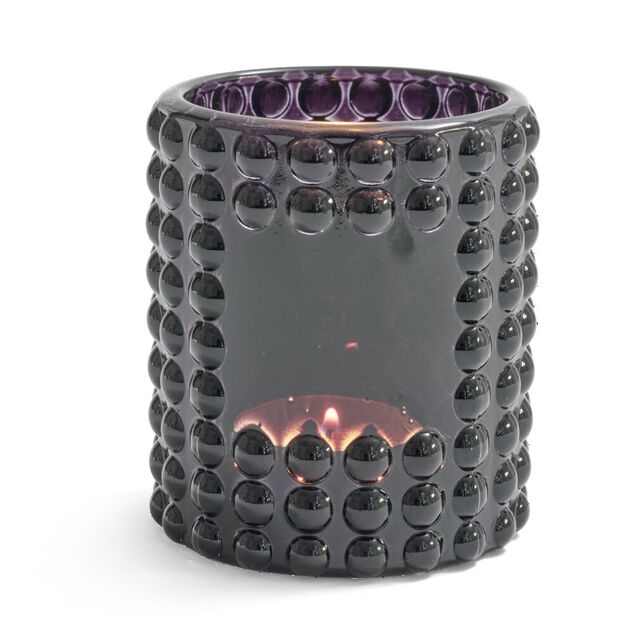 Bougeoir bubble noir &Oslash;7,8cm