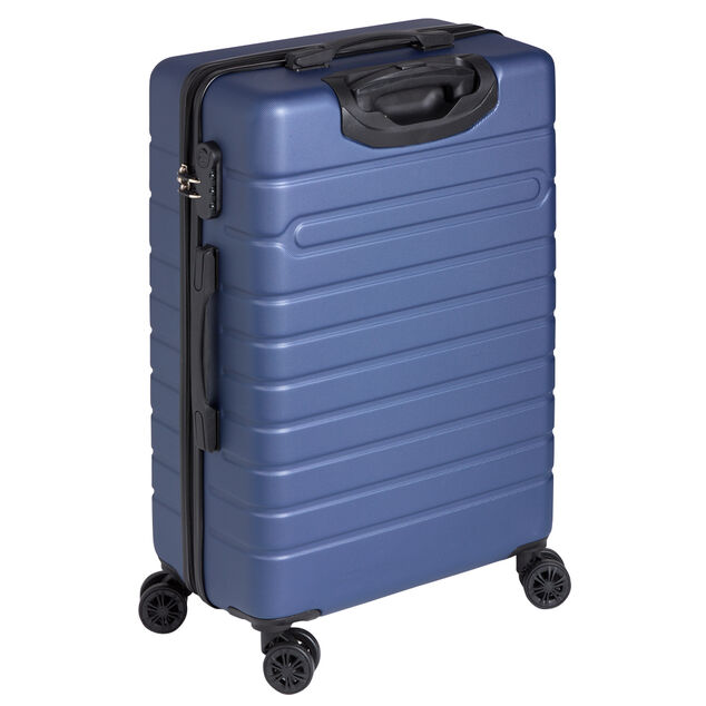 Valise rigide ABS bleu marine H60cm