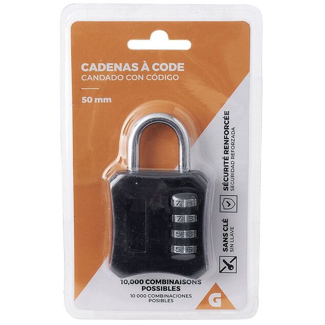 Cadenas &agrave; code 50mm