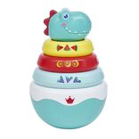 Roly Poly 2en1 culbuto et anneaux multicolore