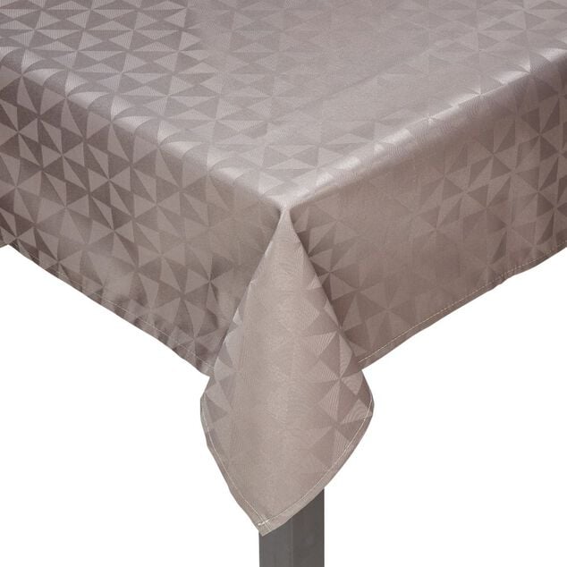 Nappe tissu enduit uni gris