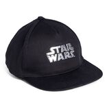 Casquette Star Wars coton noir et argent&eacute;