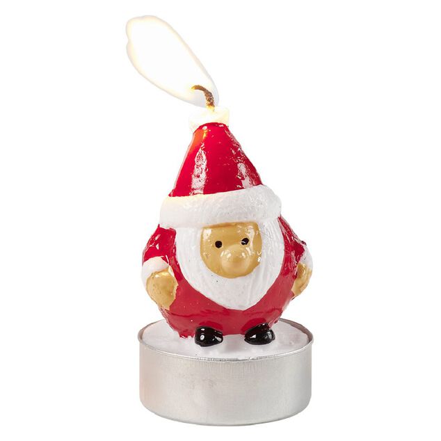 Bougie chauffe plat déco Père Noël x6