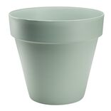 Cache pot rond plastique couleur vert laurier &Oslash;46,5cm 46L
