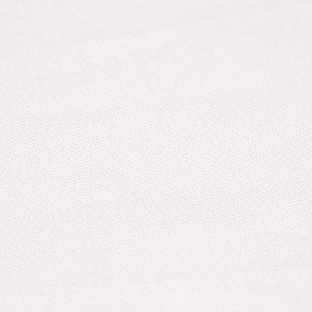 Taie d'oreiller carrée coton uni blanc x2