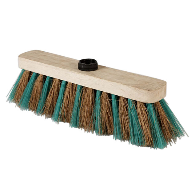 T&ecirc;te de balai en fibre de coco z&eacute;br&eacute;e