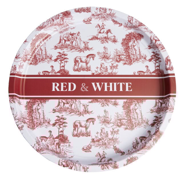 Plateau rond acier &Oslash;35cm - 2 mod&egrave;les