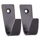 Crochet m&eacute;tal noir 3x2xH5cm x2