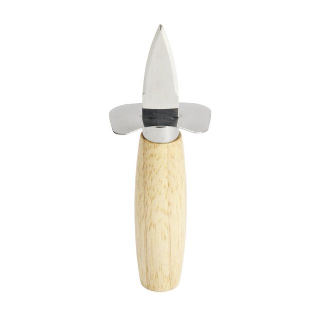Couteau à huîtres métal et bois L14cm