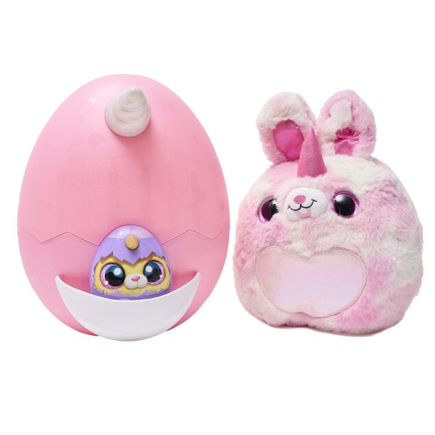 oeuf surprise Mamacorn rose avec peluche 23x18xH29cm
