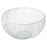 Corbeille à fruits acier blanc