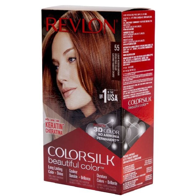 Coloration cheveux  Brun roux Keratine 55 Revlon