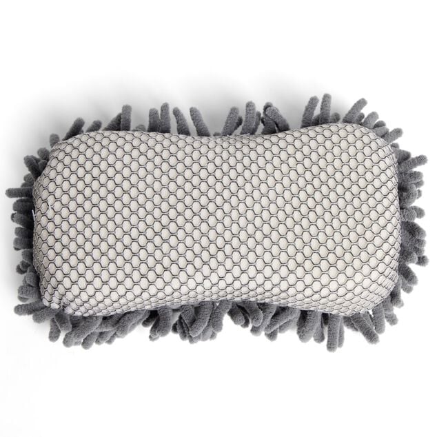 &Eacute;ponge nettoyante voiture microfibre avec filet sp&eacute;ciale finition