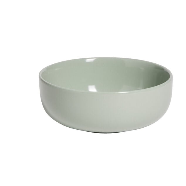 Coupelle en gr&egrave;s Oslo vert &Oslash;15xH6cm