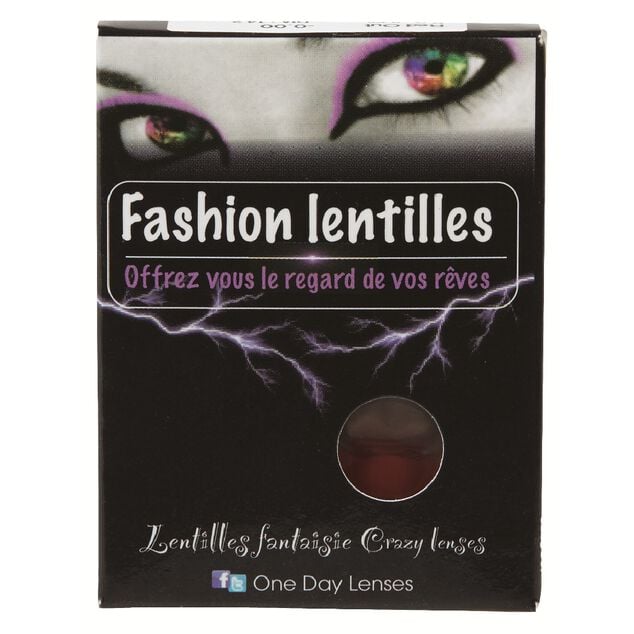 Paire de lentilles de contact couleur 1 jour