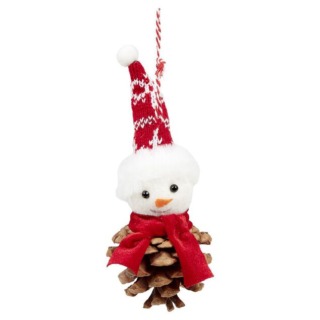 Suspension bonhomme de neige de Noël