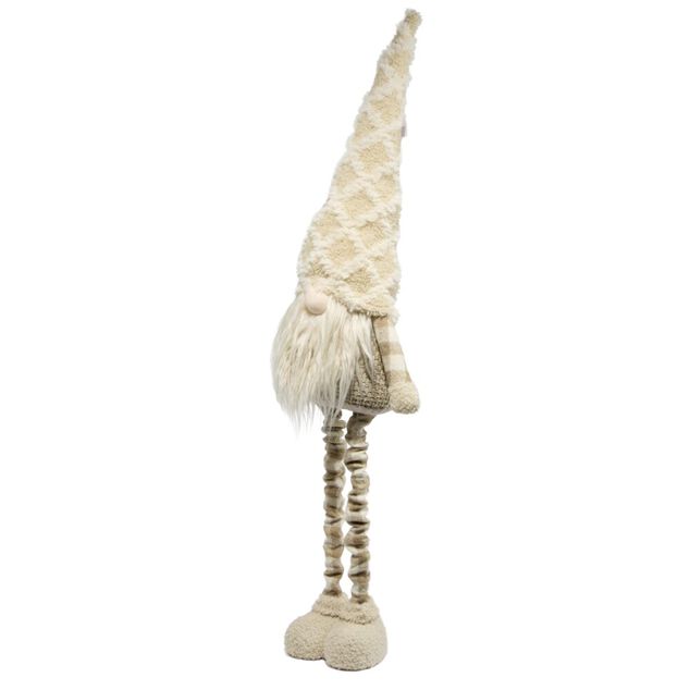 Gnome debout d&eacute;coratif jambes extensibles H97cm (2 mod&egrave;les)