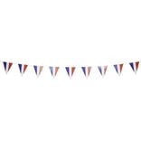 Guirlande papier bleu blanc rouge Happy Party drapeau France 3m