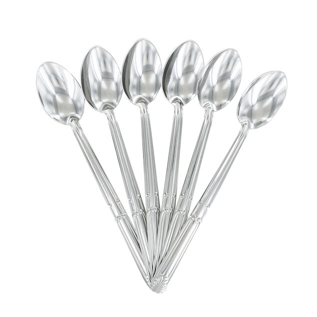 Lot de 6 cuill&egrave;res &agrave; mazagran