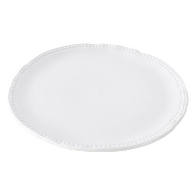 Assiette &agrave; dessert ronde Vienne porcelaine blanche &Oslash;20,5cm