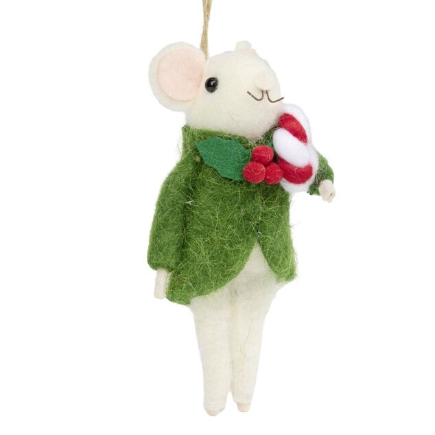 Souris &agrave; suspendre de No&euml;l H12cm (12 mod&egrave;les)