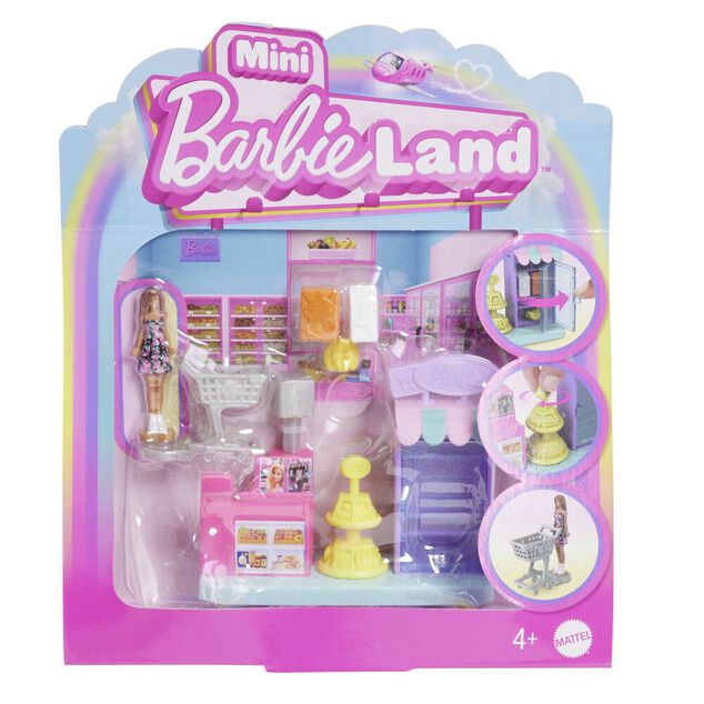 Mini Barbie Land commerce (4 modèles)