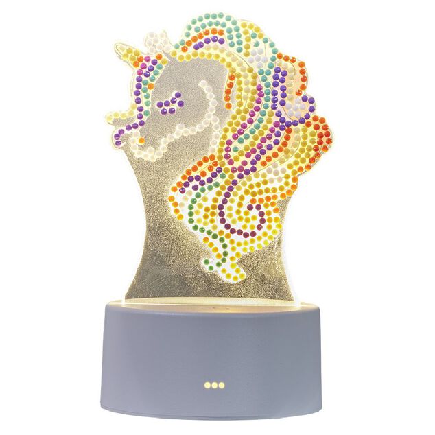 Veilleuse LED cr&eacute;ative diamant &agrave; coller pour enfant