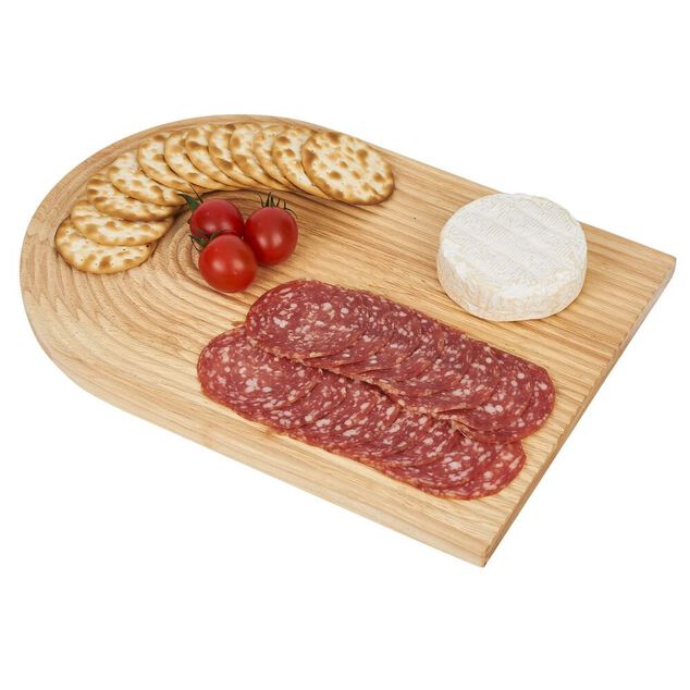 Planche de pr&eacute;sentation forme arche en bois 34x24x1,5cm