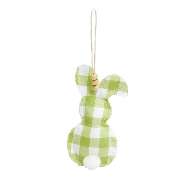 Figurine jute à suspendre déco Pâques 5x1xH18cm