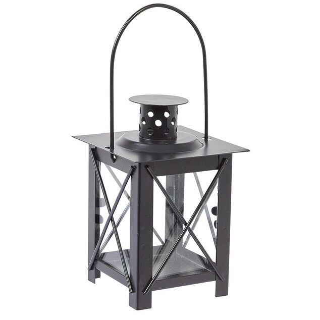 Bougeoir m&eacute;tallique lanterne