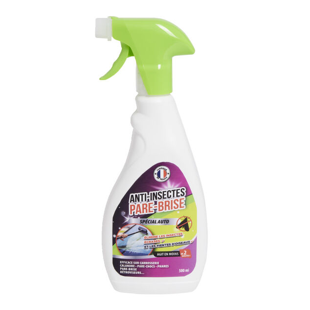 Nettoyant vitre auto spécial insectes 500ml