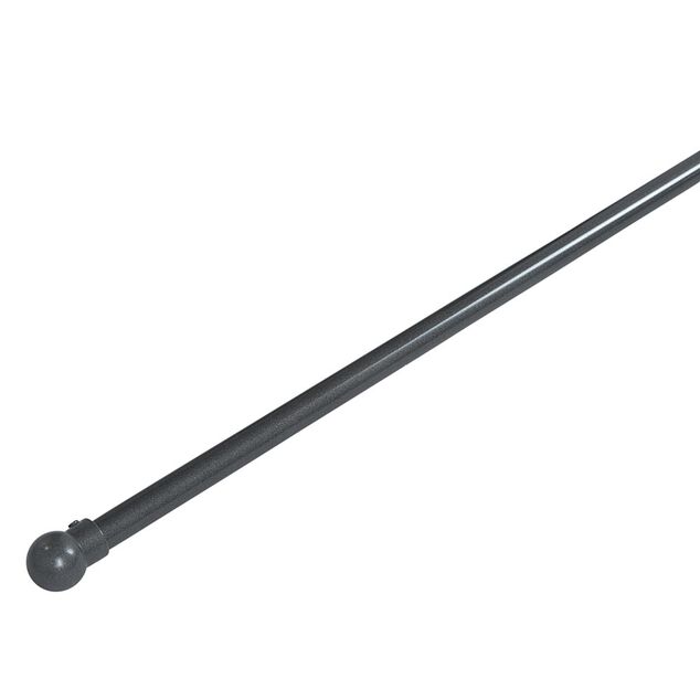 Kit tringle &agrave; rideau extensible 120 &agrave; 210 cm XPress aluminium gris